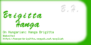 brigitta hanga business card